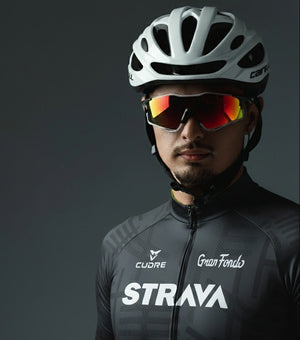 Cycling KIT - Helmet + Jersey Set + Sports Glasses
